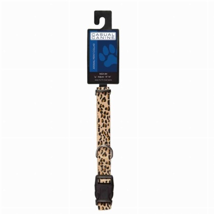 Cheetah - CC Animal Print Collar 10-16In Cheetah - 10-16in