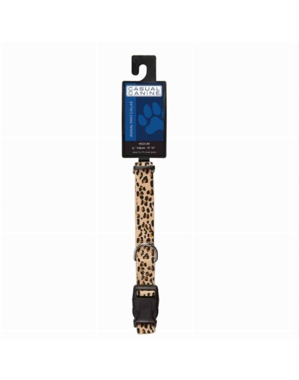 Cheetah - CC Animal Print Collar 10-16In Cheetah - 10-16in