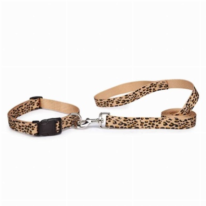 Cheetah - CC Animal Print Lead 6Ftx1In Cheetah - 6ft x 1in