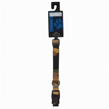 Green - CC Camo Collar 14-20In Grn