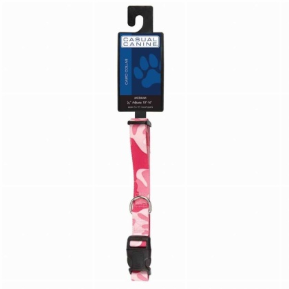 Pink - CC Camo Collar 6-10In Pnk