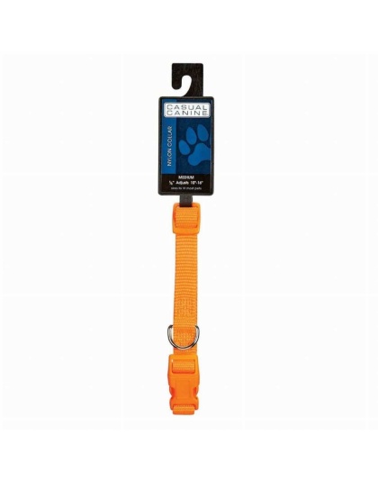 Orange - CC Dog Collar 10-16In Org - Medium