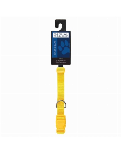 Yellow - CC Dog Collar 10-16In Ylw - 10-16in