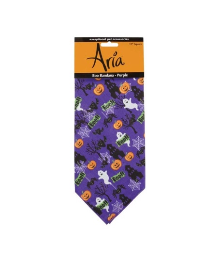 Purple - AR Boo Bandana Pur