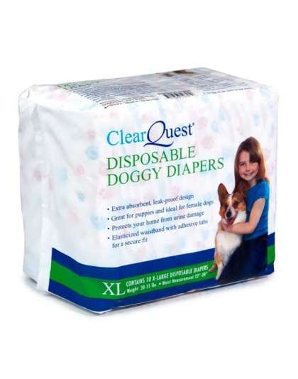 CQ Disp Doggy Diapers XS - XS