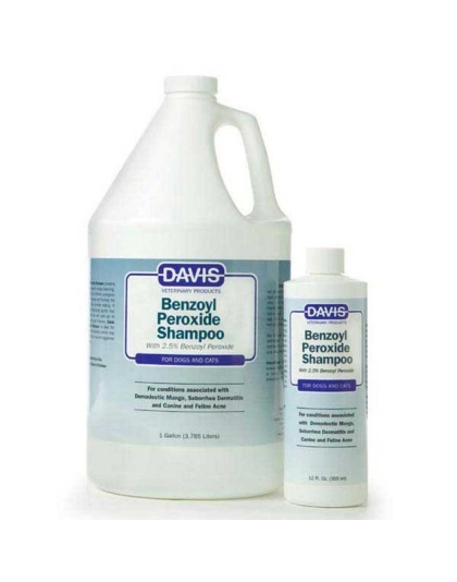 Davis Benzoyl Peroxide Shamp 2.5% 12oz - 12oz