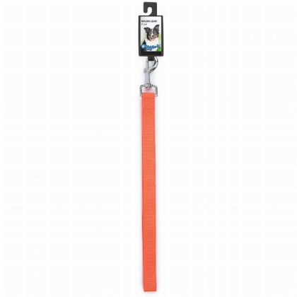 Neon Orange - DGR 1in Nylon Lead 72in Neon Org - 72in