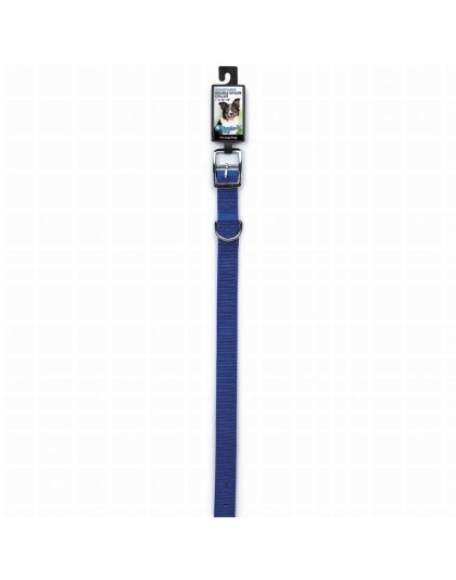 Blue - Diggers 1in Dbl Nylon Collar 28in Blu - 28in