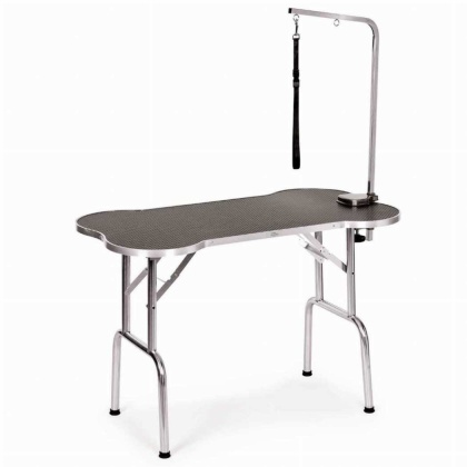 Black - ME Bone Shaped Folding Table 45In Blk - 45in