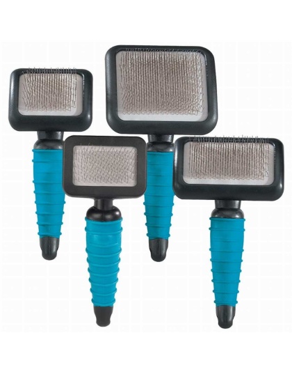 Blue - MG Ergonomic Slicker Brush L - Large