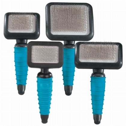 Blue - MG Ergonomic Slicker Brush S - Small