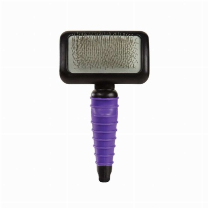 Purple - MG Ergonomic Slicker Brush M Pur - Medium