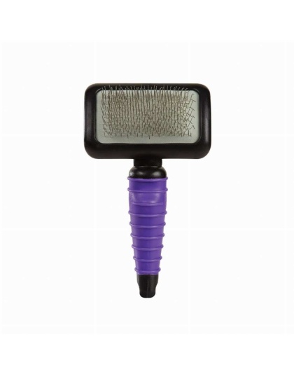 Purple - MG Ergonomic Slicker Brush M Pur - Medium