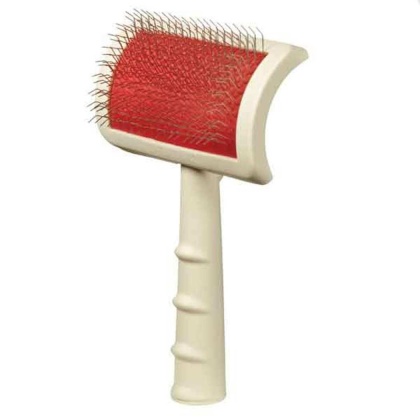 White - MG Universal Slicker Brush L Wht - Large