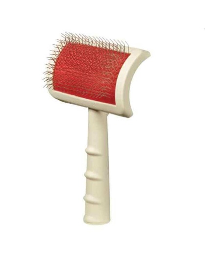 White - MG Universal Slicker Brush S Wht - Small