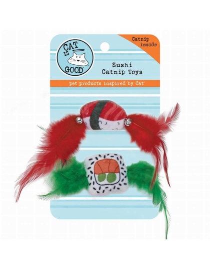 CIG Sushi Catnip Toy 2pk