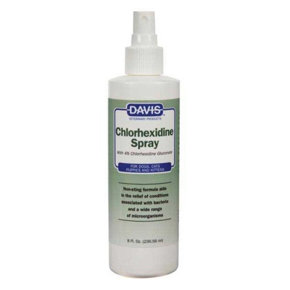 Davis Chlorhexadine Spray 4% 8oz - 8oz