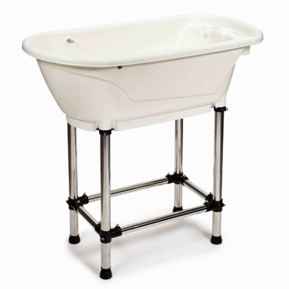 Ivory - ME Bathe & Go Grooming Tub Ivory