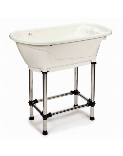 Ivory - ME Bathe & Go Grooming Tub Ivory