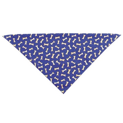 Blue - TP Bandana Tossed Bones Blu