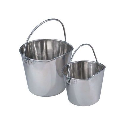 PS Stainless Flat Sided Pail 2Qt - 2Qt