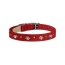 Red - Susan Lanci Designs Crystal Paws Collar - Large