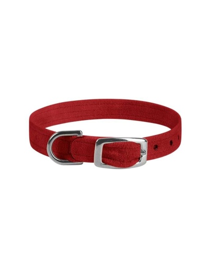 Red - Susan Lanci Designs Crystal Paws Collar - XL