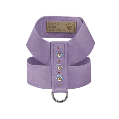 French Lavender - Susan Lanci Designs Crystal Paws Tinkie Harness - Large