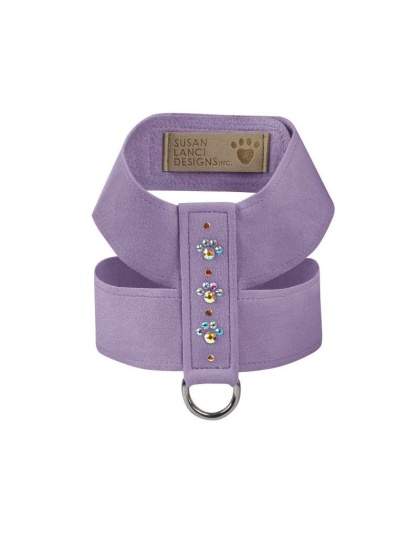 French Lavender - Susan Lanci Designs Crystal Paws Tinkie Harness - Large