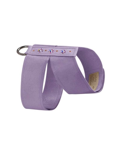 French Lavender - Susan Lanci Designs Crystal Paws Tinkie Harness - Large