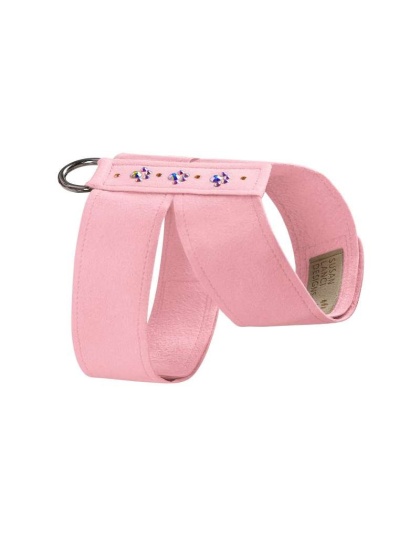 Puppy Pink - Susan Lanci Designs Crystal Paws Tinkie Harness - XL