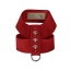 Red - Susan Lanci Designs Crystal Paws Tinkie Harness - Medium