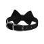 Black - Susan Lanci Designs Nouveau Bow Collar - Large