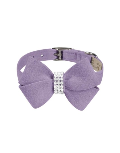 French Lavender - Susan Lanci Designs Nouveau Bow Collar - Large