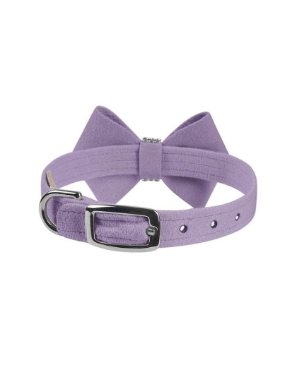 French Lavender - Susan Lanci Designs Nouveau Bow Collar - Large