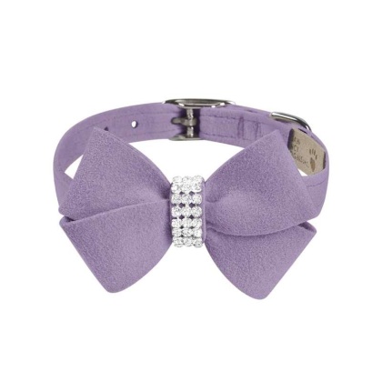 French Lavender - Susan Lanci Designs Nouveau Bow Collar - Small