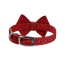 Red - Susan Lanci Designs Nouveau Bow Collar - XS