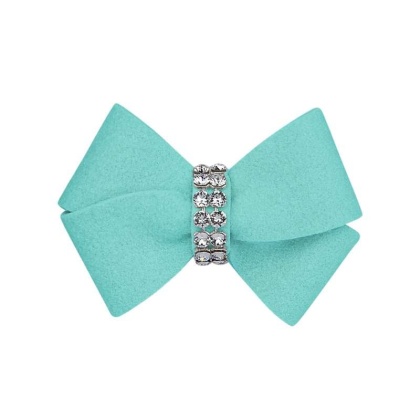 Tiffi Blue - Susan Lanci Designs Nouveau Bow Hair Bow - XS