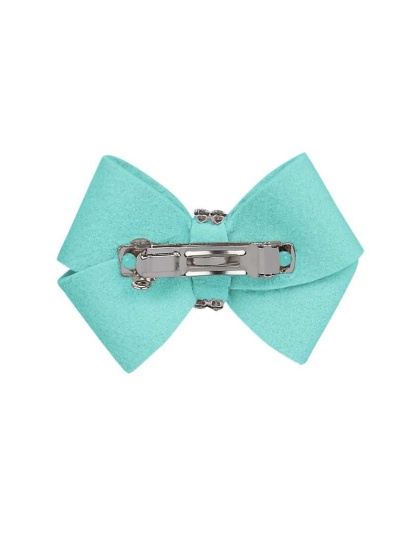 Tiffi Blue - Susan Lanci Designs Nouveau Bow Hair Bow - XS