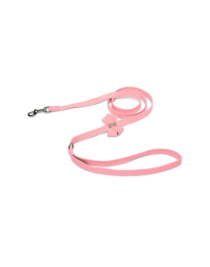 Puppy Pink - Susan Lanci Designs Nouveau Bow Leash - 4 FT