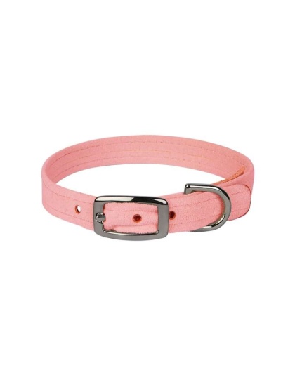 Puppy Pink - Susan Lanci Designs Plain Collar - Large