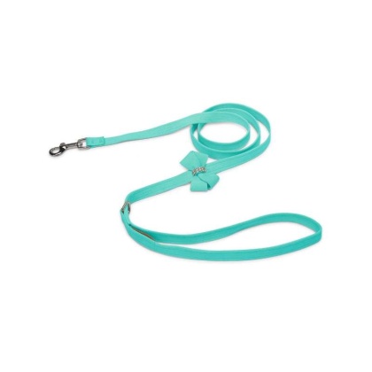 Tiffi Blue - Susan Lanci Designs Nouveau Bow Leash - 4 FT