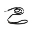 Black - Susan Lanci Designs Plain Leash - 4 FT