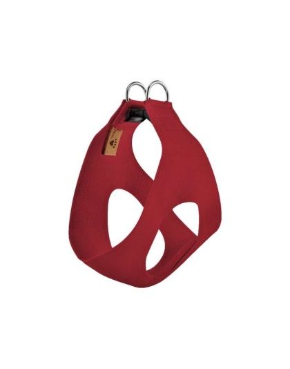 Red - Susan Lanci Designs Step In Harness - Medium