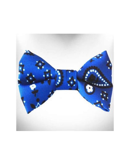 Blue - Bandana Dog Bow Tie