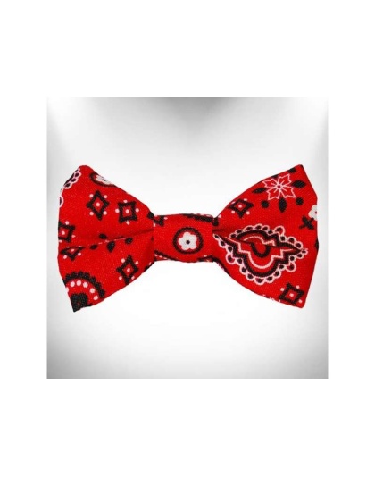 Red - Bandana Dog Bow Tie