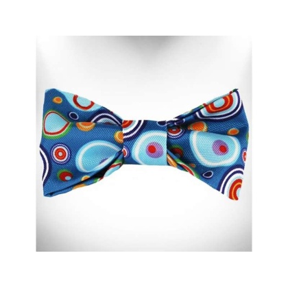 Blue - Martini Dog Bow Tie