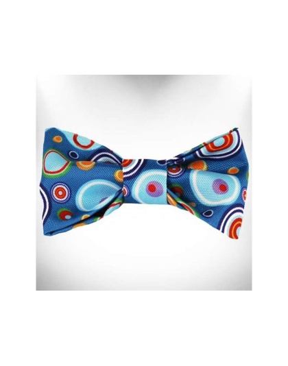 Blue - Martini Dog Bow Tie