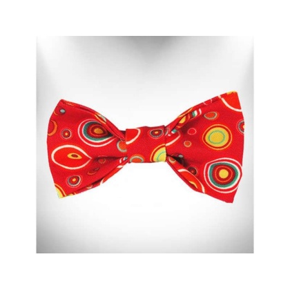 Red - Martini Dog Bow Tie