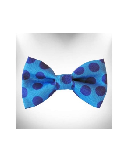 Navy - Polka Dot Dog - Monotone Bow Tie